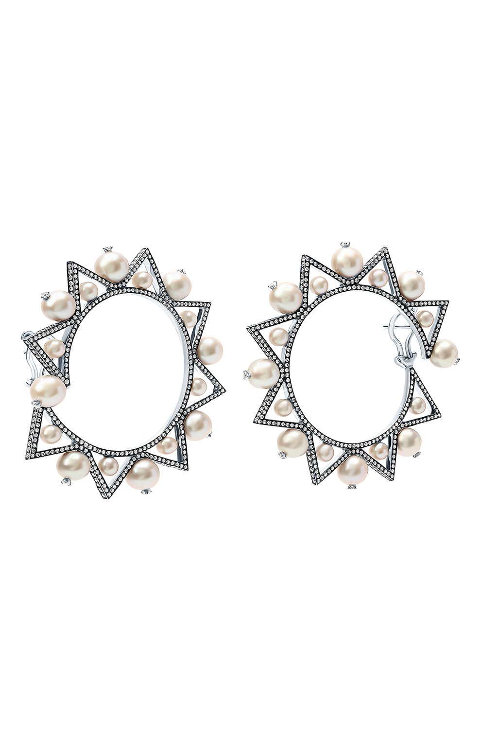 Серьги NIKOS KOULIS бесцветного цвета по цене 2964000 руб., арт. NEG503, фото 2 Серьги NIKOS KOULIS, арт. NEG503, фото 2