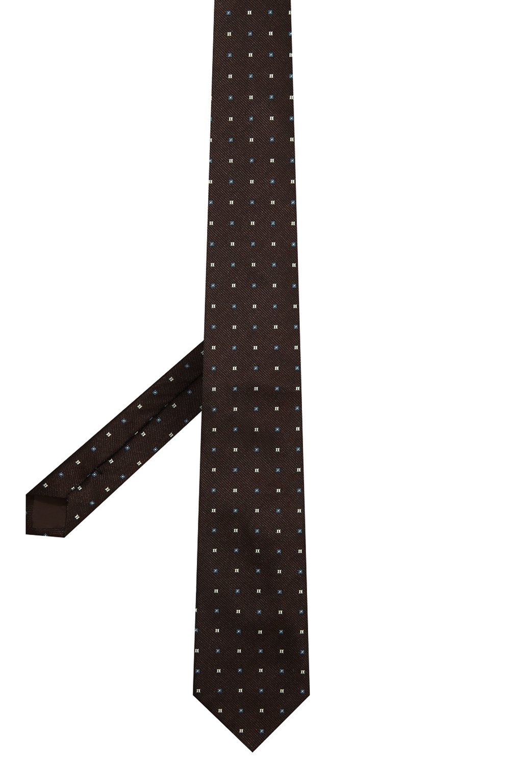 Шелковый галстук BROUBACK коричневого цвета по цене 5995 руб., арт. TIE 8CM/FW22, фото 3 Шелковый галстук BROUBACK, арт. TIE 8CM/FW22, фото 3
