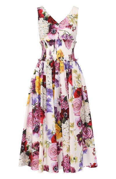 Женское хлопковое платье DOLCE & GABBANA, арт. F6D2ST/GDL71