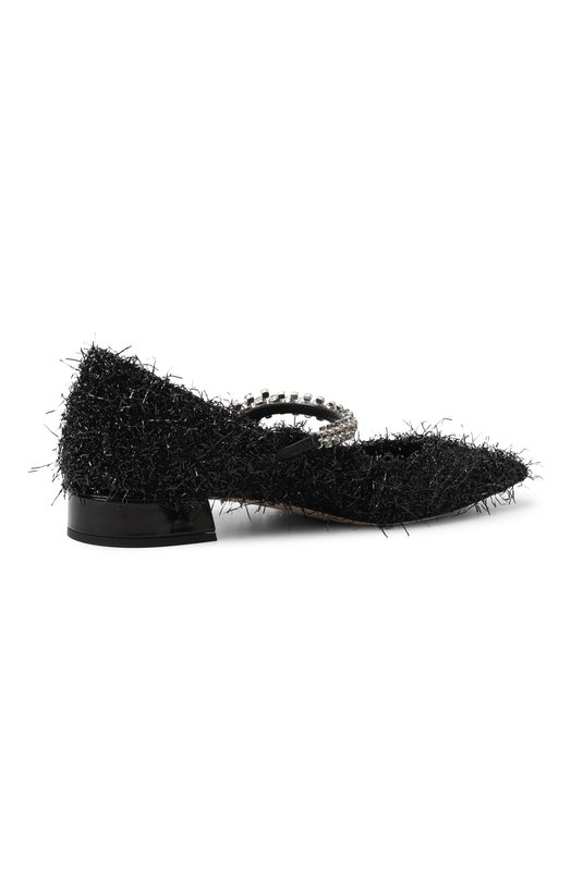 Текстильные туфли Bing 25 Jimmy Choo BINGPUMPFLATTZS Чёрный  BINGPUMPFLATTZS Фото 5