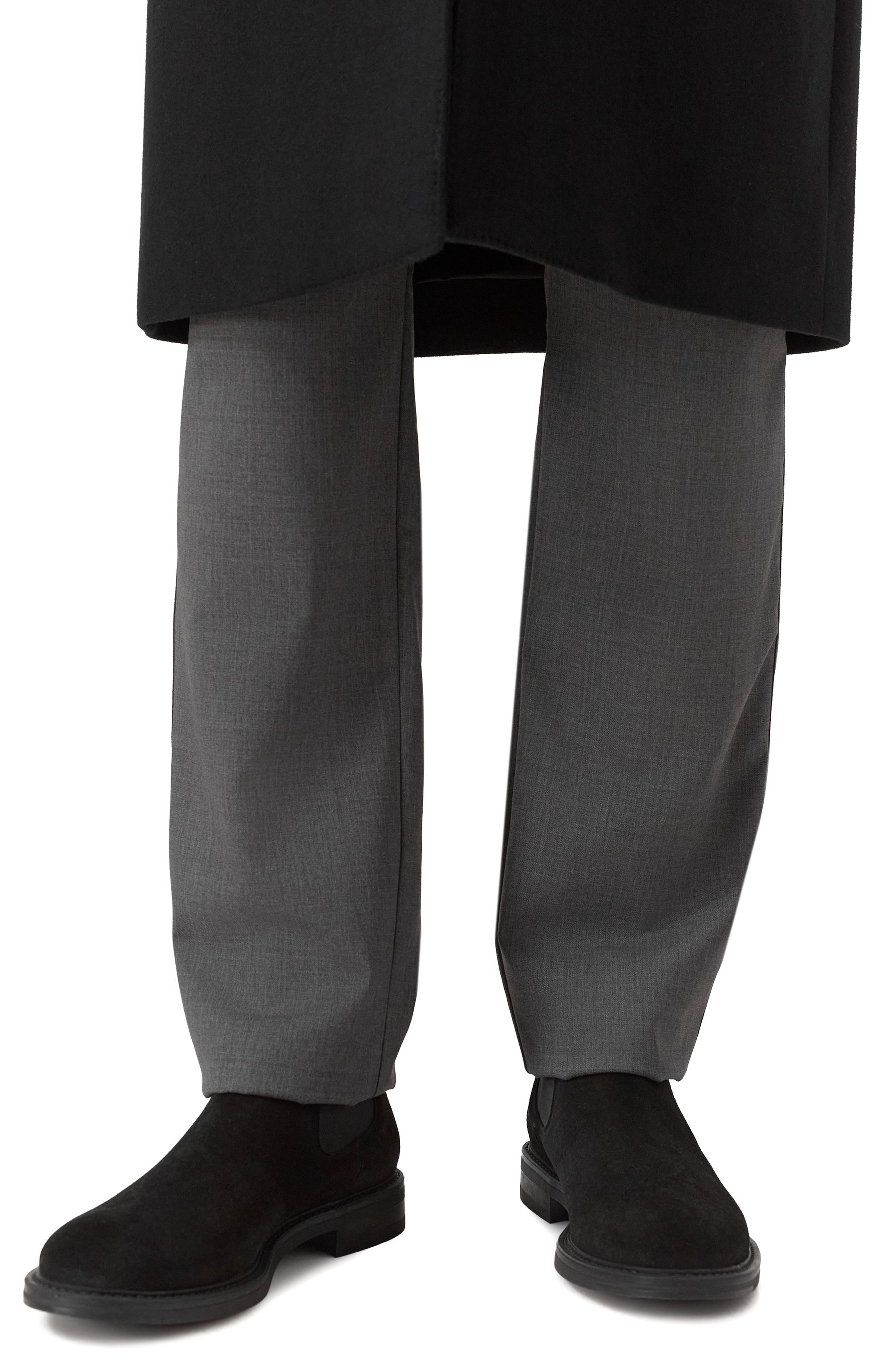 Замшевые челси W.GIBBS черного цвета по цене 48950 руб., арт. 3169002/2301, фото 3 Замшевые челси W.GIBBS, арт. 3169002/2301, фото 3