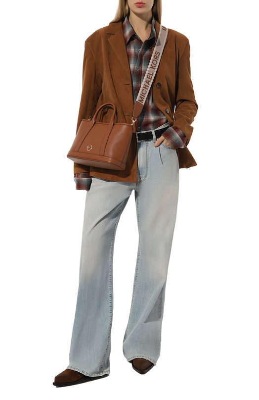 Сумка Luisa MICHAEL Michael Kors 30R4G99T1L Коричневый  30R4G99T1L Фото 7