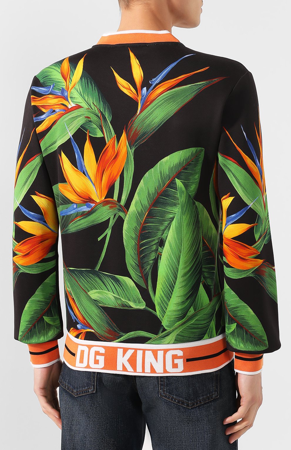 Хлопковый свитшот DOLCE & GABBANA, арт. G90W6T/HH71M, фото 4