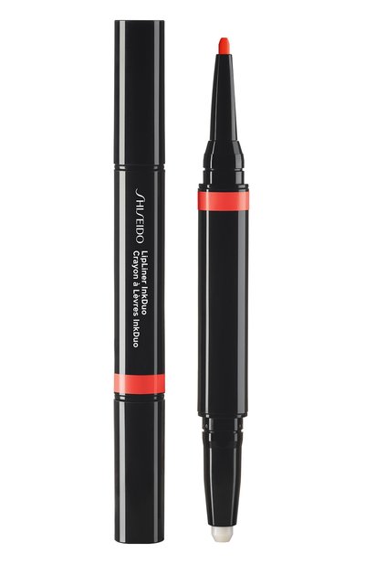 Женский дуэт для губ lipliner ink: праймер + карандаш, 05 geranium SHISEIDO, арт. 16419SH