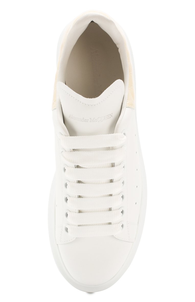 Кожаные кеды ALEXANDER MCQUEEN, арт. 553770/WHXMY, фото 1