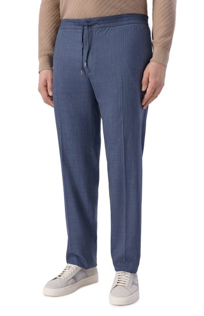 Брюки из шерсти и шелка STEFANO RICCI, арт. M1T6100054/WKL09U, фото 3