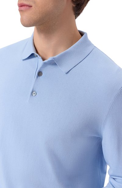 Хлопковое поло BOSS, арт. 50506025, фото 5