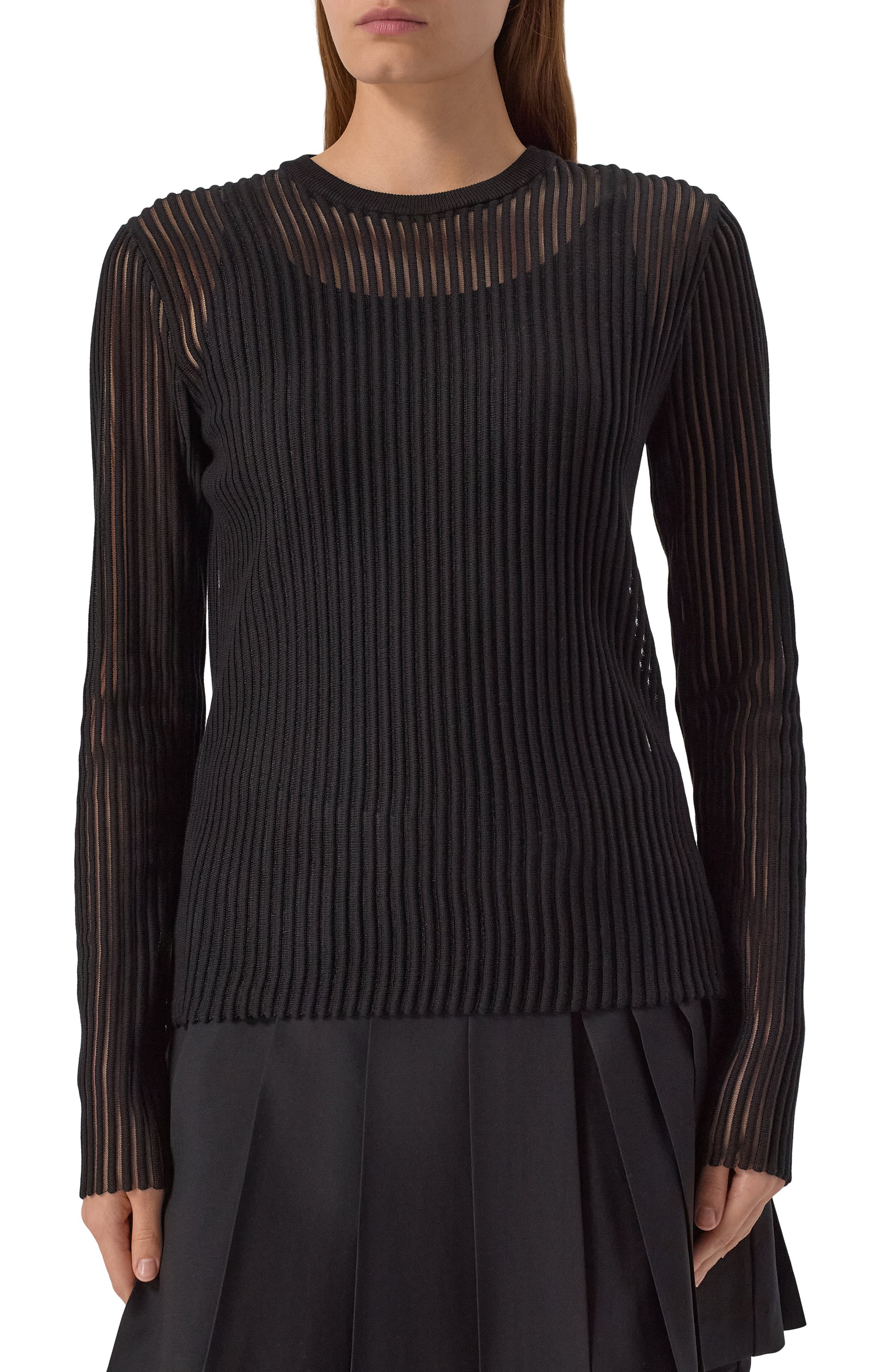 Хлопковый пуловер HELMUT LANG, арт. P05HW703, фото 3