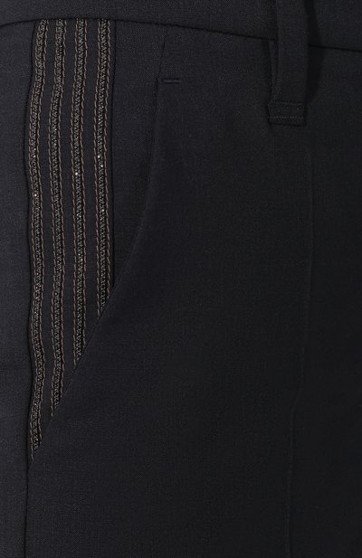 Шерстяные брюки со стрелками BRUNELLO CUCINELLI, арт. M0W07P6726, фото 5
