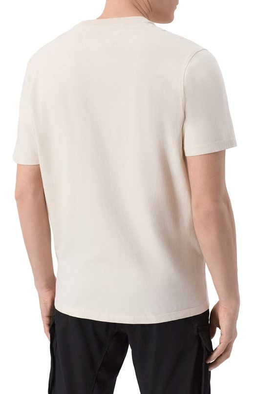 Хлопковая футболка C.P. Company 20CMTS141A/110579W Бежевый  20CMTS141A/110579W Фото 4