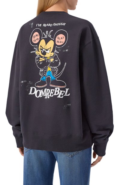 Хлопковый свитшот DOMREBEL, арт. BLABLA/SWEATSHIRT, фото 4