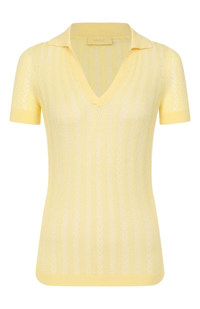 Поло из шелка и хлопка MVST, арт. M26.CSW.K432/G0NG, фото 1