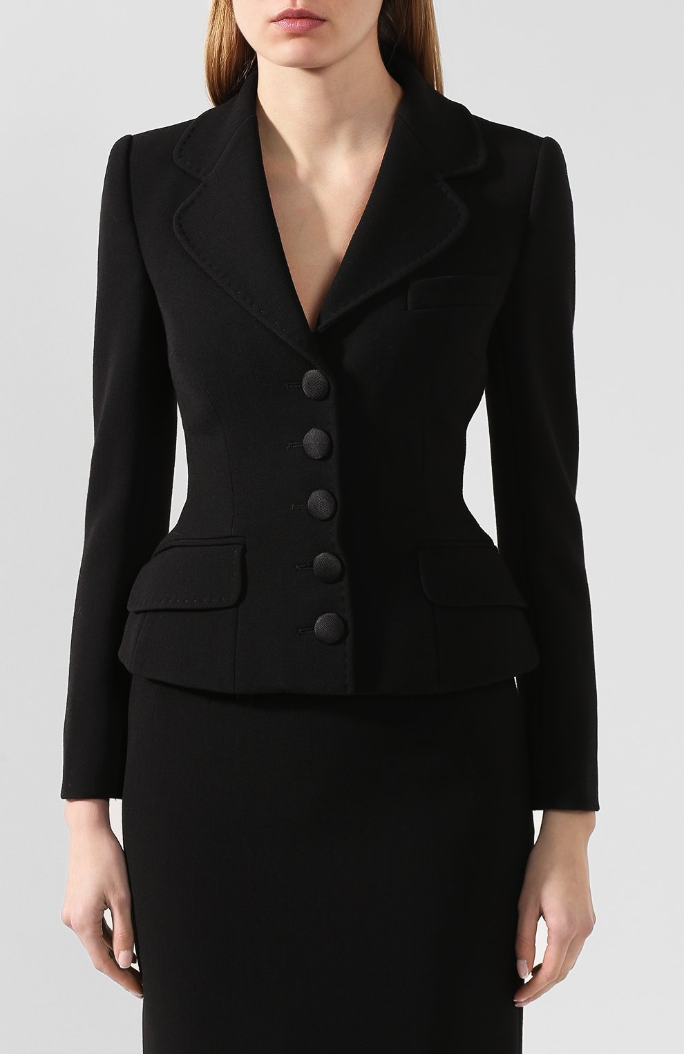 Жакет DOLCE & GABBANA черного цвета по цене 275000 руб., арт. F28RLT/FURF0, фото 3 Жакет DOLCE & GABBANA, арт. F28RLT/FURF0, фото 3