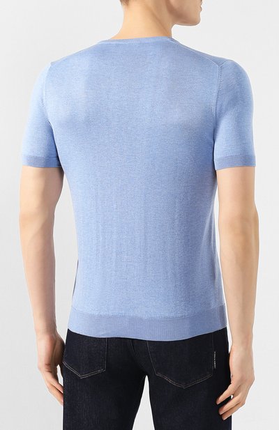 Шелковый джемпер ANDREA CAMPAGNA, арт. 43112/23503, фото 4