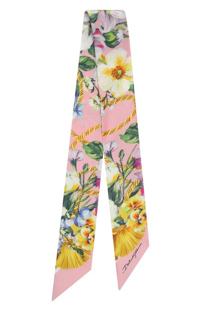 Шелковый шарф-твилли DOLCE & GABBANA, арт. FS215A/GDCUT, фото 3