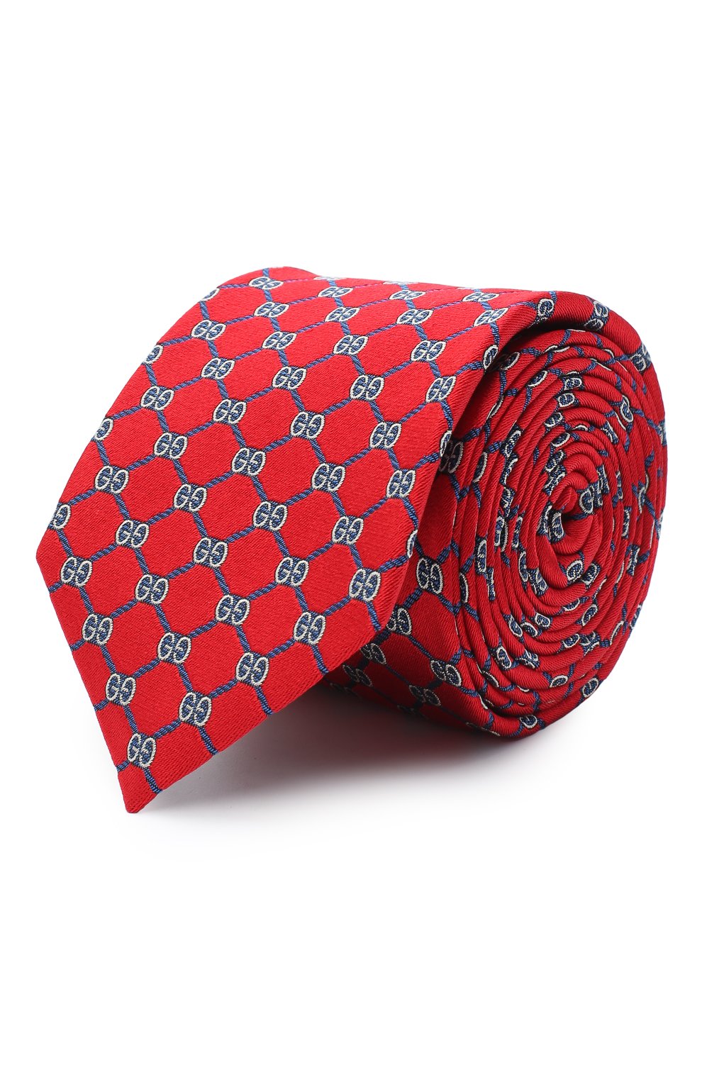 Шелковый галстук GUCCI красного цвета по цене 16600 руб., арт. 625461/4E002, фото 1 Шелковый галстук GUCCI, арт. 625461/4E002, фото 1
