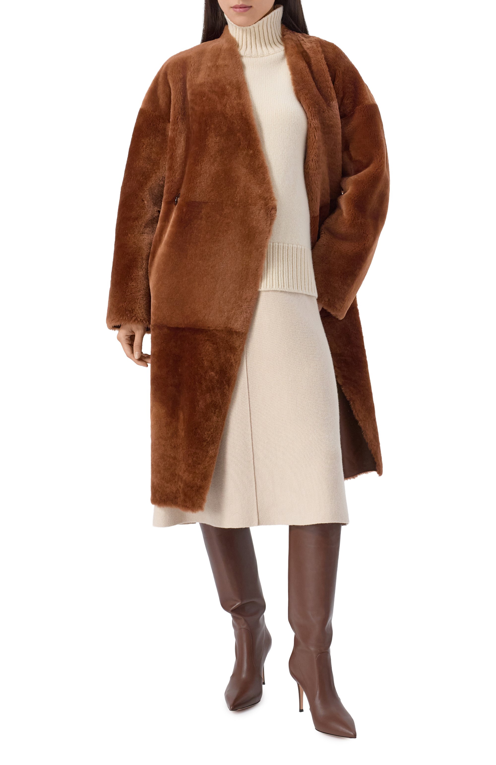 Двусторонняя дубленка VENERA M., арт. 2755, фото 2