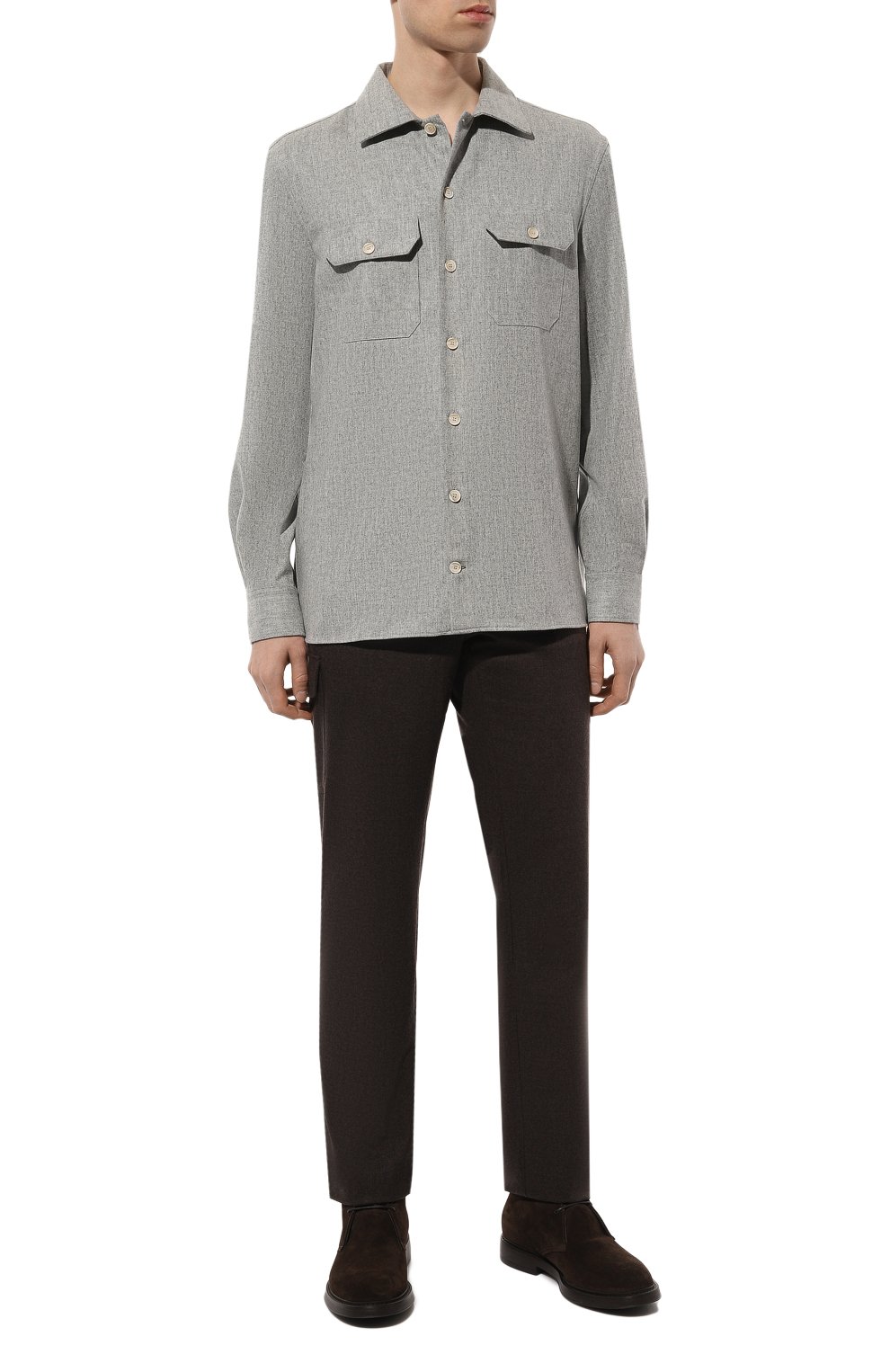 Шерстяная рубашка BRUNELLO CUCINELLI, арт. M038P0720, фото 2