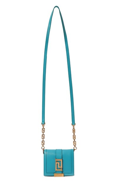 Кожаное портмоне VERSACE бирюзового цвета по цене 86350 руб., арт. 1007130, фото 5 Кожаное портмоне VERSACE, арт. 1007130, фото 5