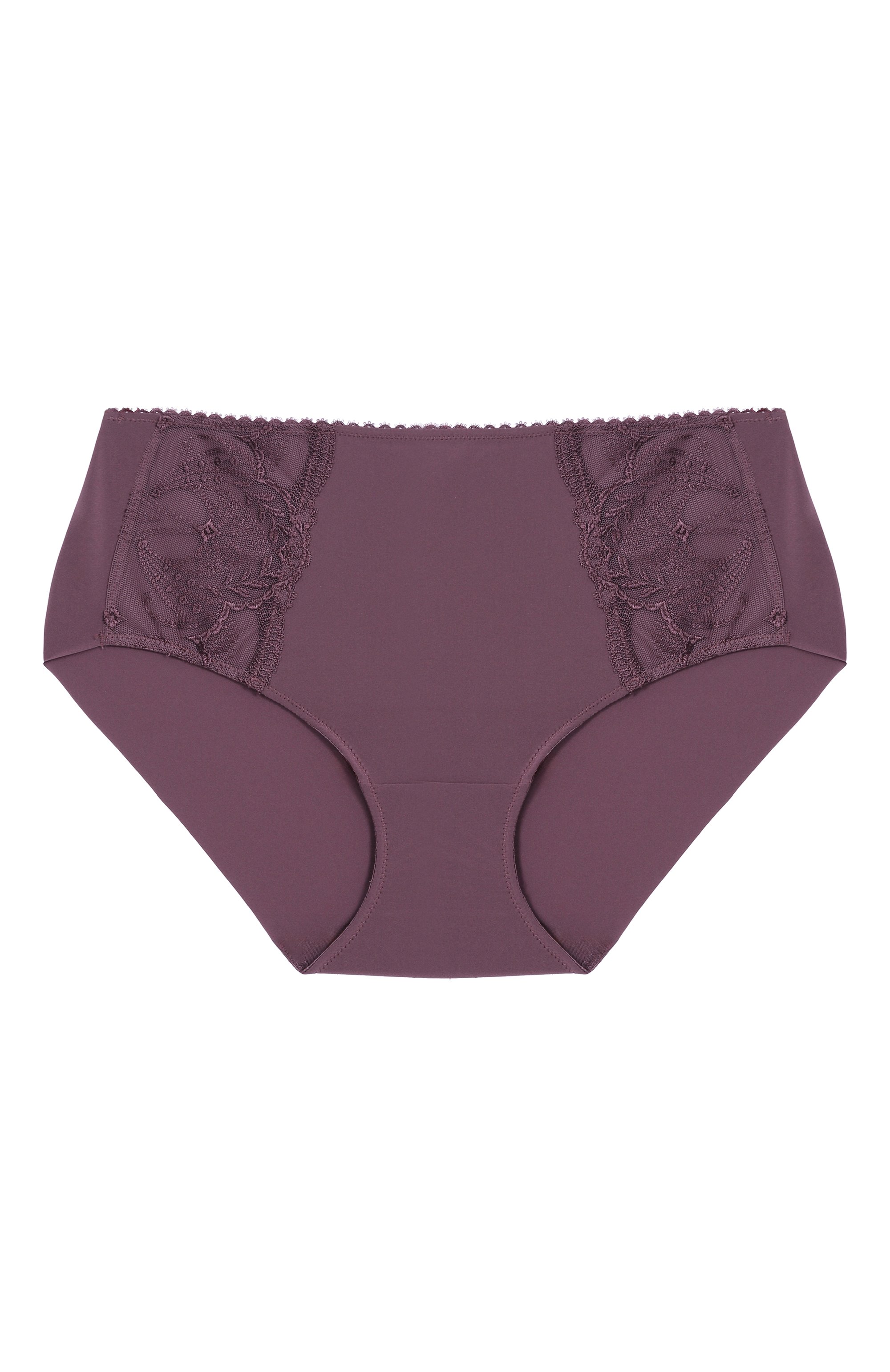 Трусы-слипы с завышенной талией MAISON LEJABY фиолетового цвета по цене 8520 руб., арт. 250264, фото 1 Трусы-слипы с завышенной талией MAISON LEJABY, арт. 250264, фото 1