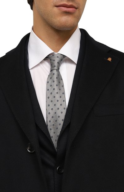 Шелковый галстук LUIGI BORRELLI, арт. CR465045, фото 2