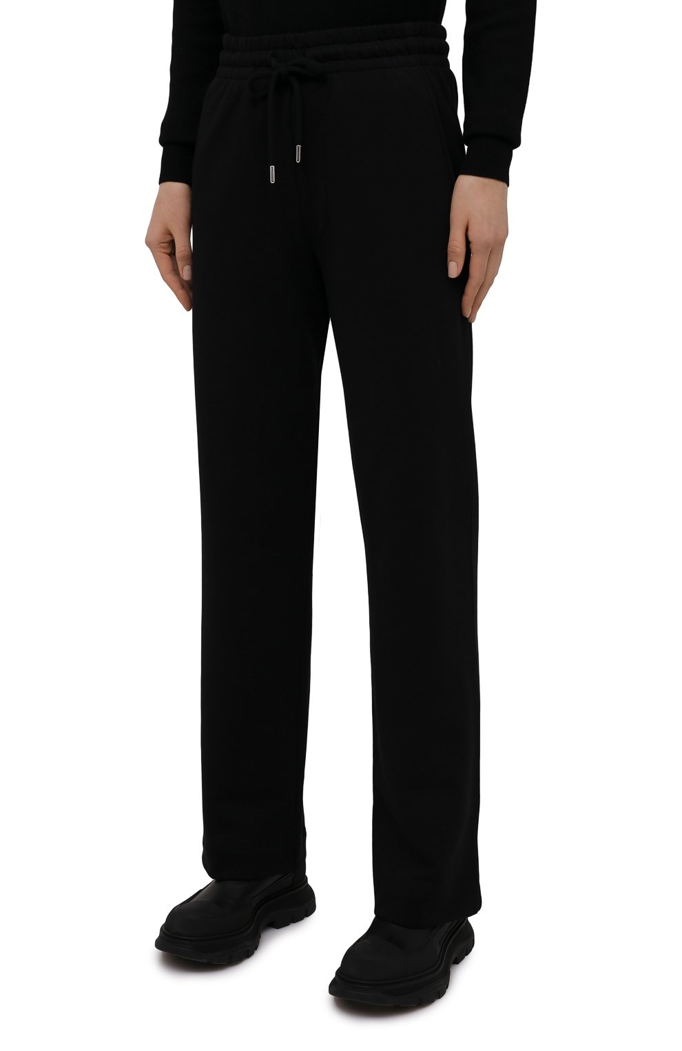 Хлопковые брюки DRIES VAN NOTEN черного цвета по цене 31700 руб., арт. 211-11164-2629, фото 3 Хлопковые брюки DRIES VAN NOTEN, арт. 211-11164-2629, фото 3
