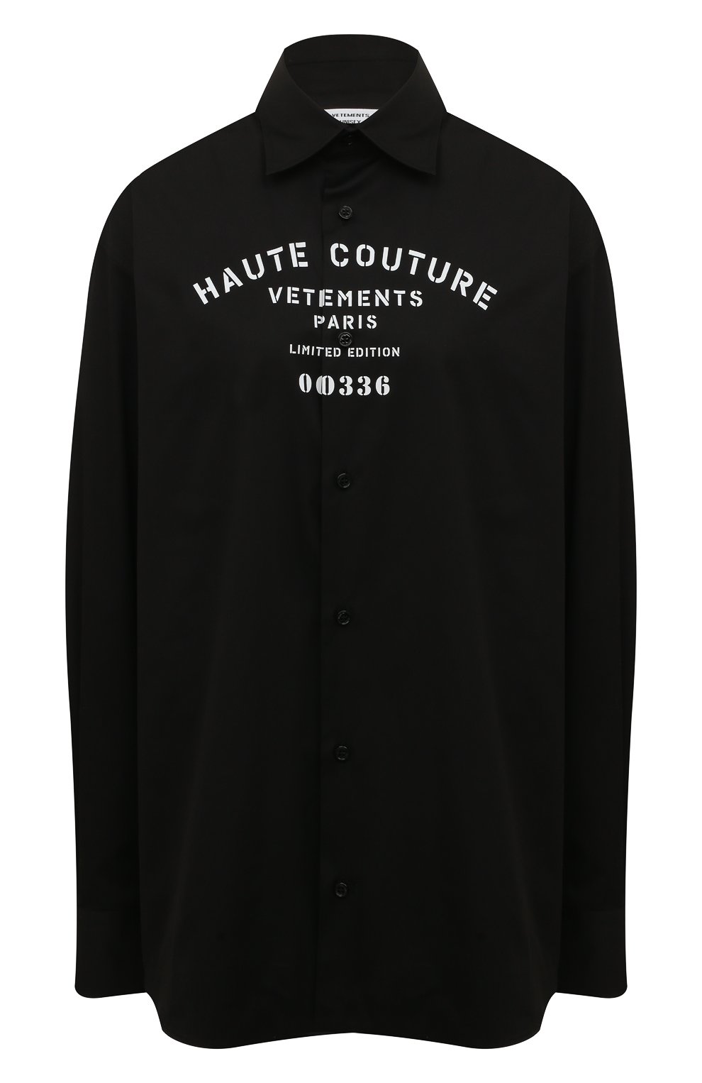 Хлопковая рубашка VETEMENTS, арт. UA53SH450B 1001/W, фото 1