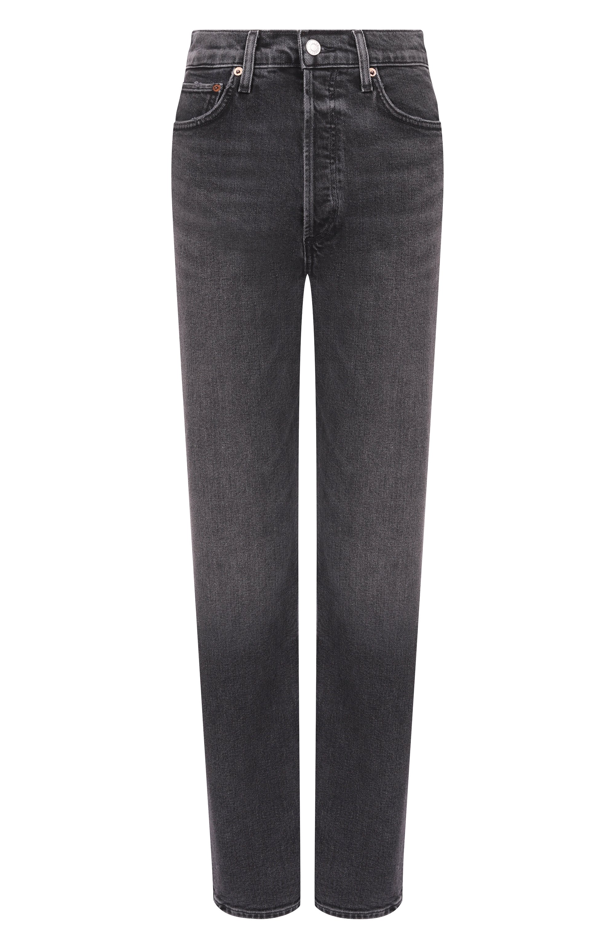 Джинсы 90’s pinch waist long AGOLDE черного цвета по цене 52400 руб., арт. A2661825, фото 1 Джинсы 90’s pinch waist long AGOLDE, арт. A2661825, фото 1