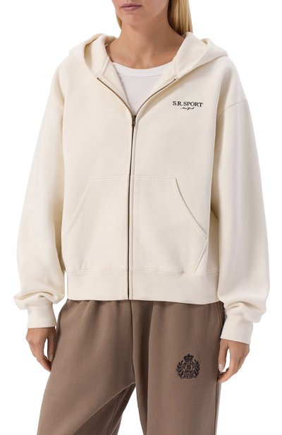 Хлопковая толстовка SPORTY AND RICH, арт. ST094711304WH37, фото 3