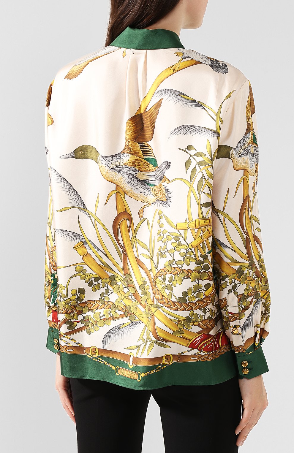 Атласная рубашка GUCCI, арт. 590103/ZACQ4, фото 4