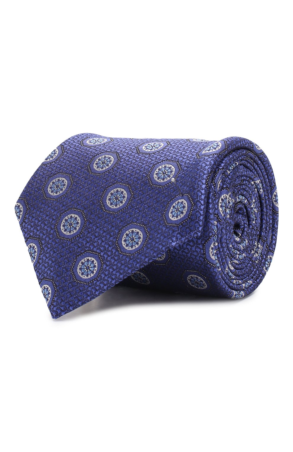 Шелковый галстук CANALI фиолетового цвета по цене 10600 руб., арт. 18/HJ02635, фото 1 Шелковый галстук CANALI, арт. 18/HJ02635, фото 1
