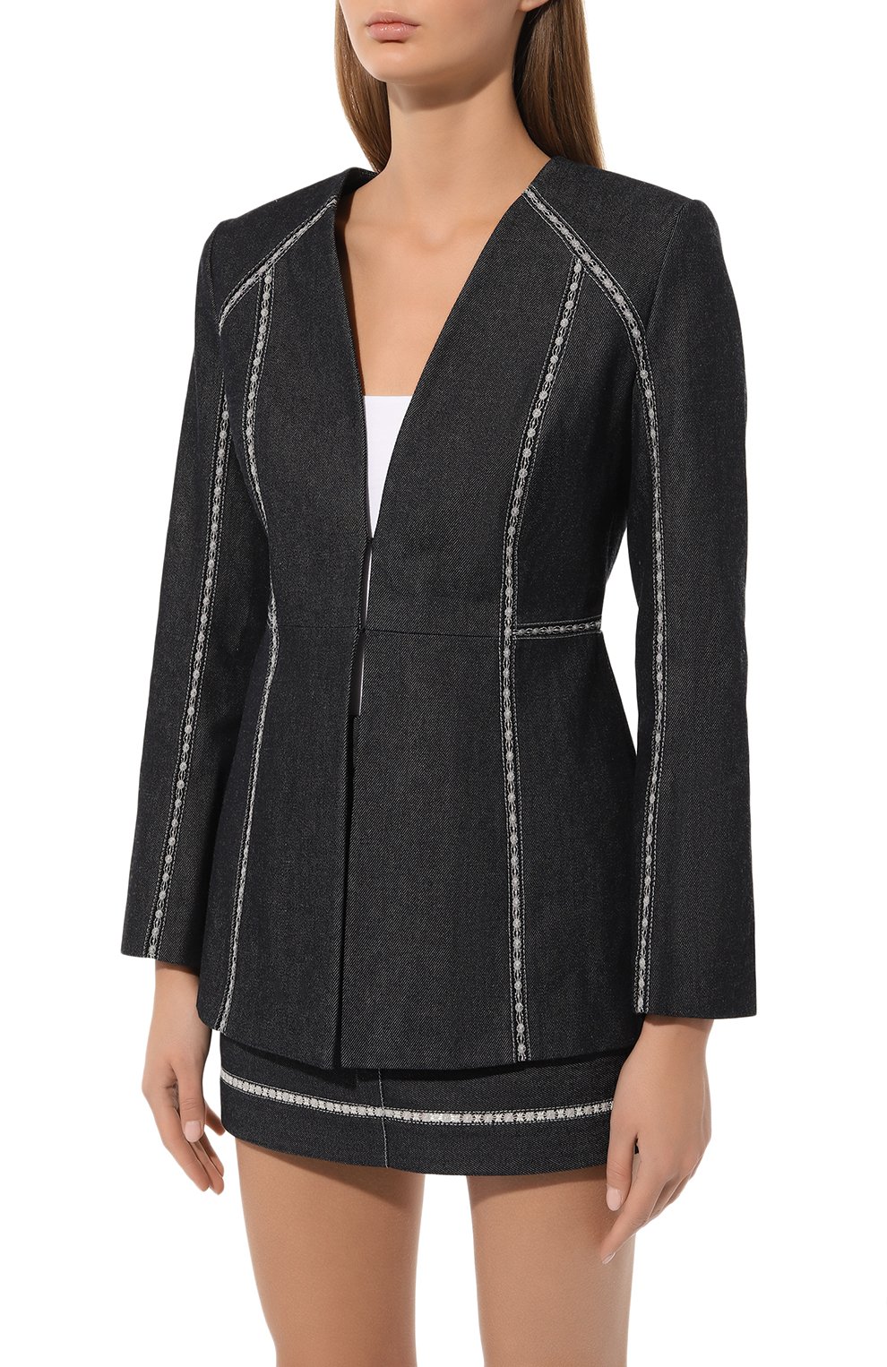 Хлопковый жакет ALEXANDRA GEORGIEVA BY KRESTETSKAYA STROCHKA, арт. H706jns22, фото 3