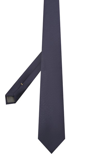 Шелковый галстук CANALI темно-синего цвета по цене 13250 руб., арт. 18/HJ02922, фото 2 Шелковый галстук CANALI, арт. 18/HJ02922, фото 2