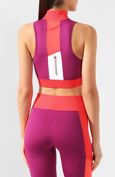 Топ TOMMY SPORT фиолетового цвета по цене 5490 руб., арт. S10S100392, фото 4 Топ TOMMY SPORT, арт. S10S100392, фото 4
