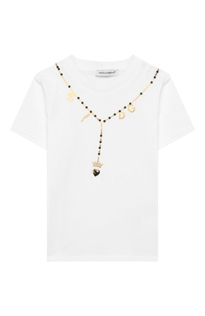 Хлопковая футболка DOLCE & GABBANA, арт. L2JTAZ/G7VWF, фото 1