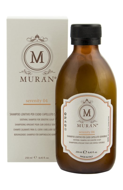 фото Шампунь успокаивающий для чувствительной кожи головы serenity (250ml) muran