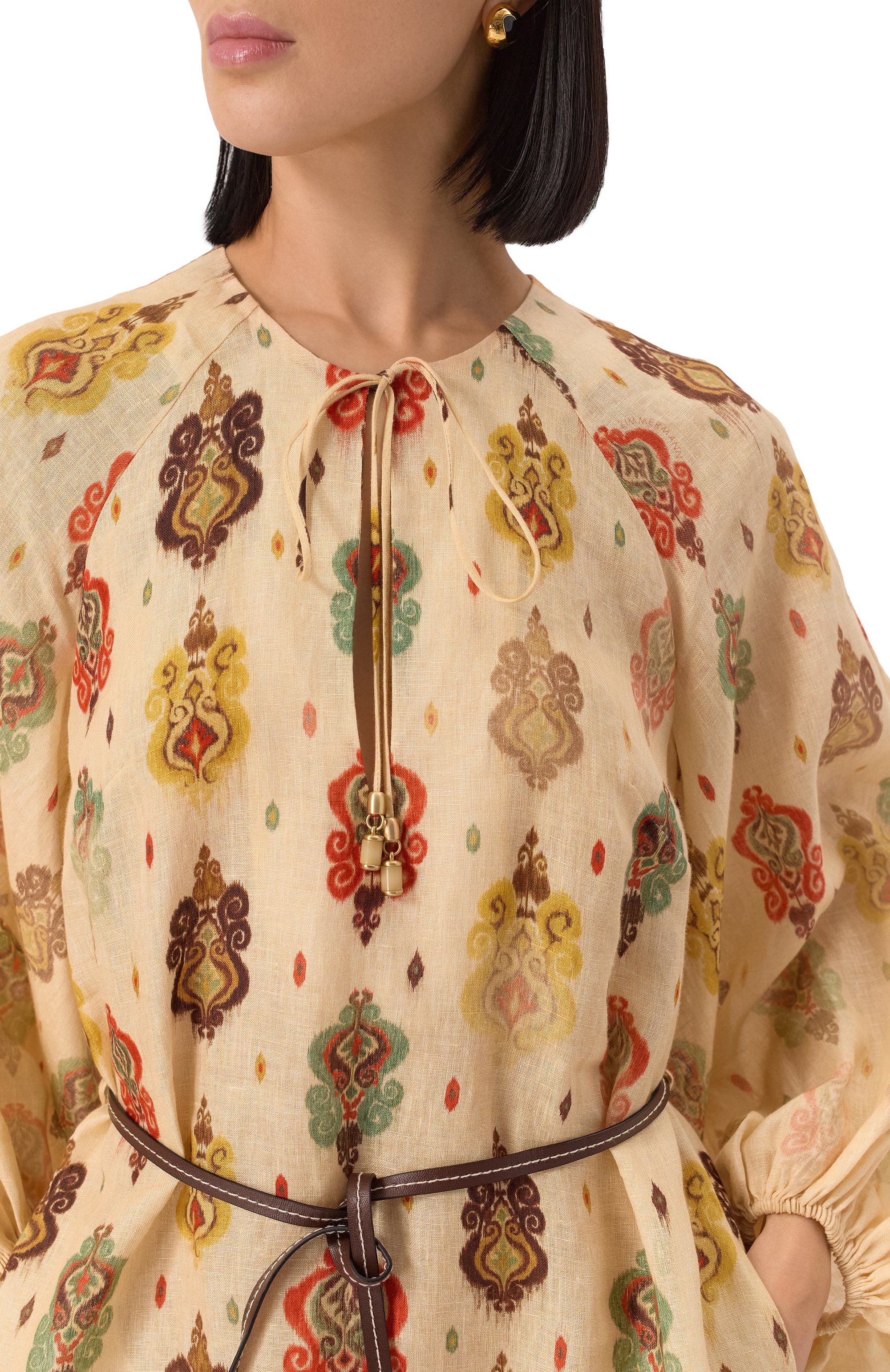 Льняное платье ZIMMERMANN, арт. 1790DRS251, фото 5