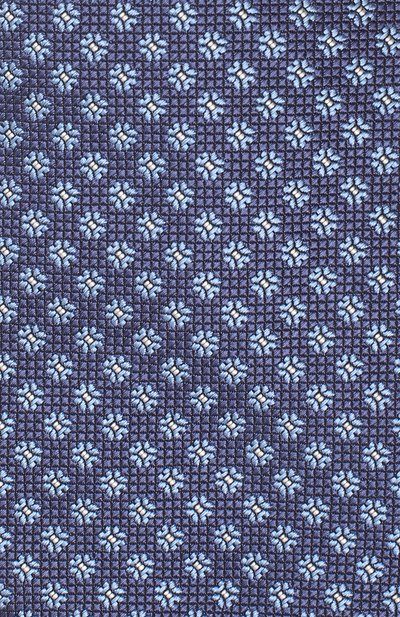 Шелковый галстук CANALI темно-синего цвета по цене 9525 руб., арт. 18/HJ02255, фото 3 Шелковый галстук CANALI, арт. 18/HJ02255, фото 3