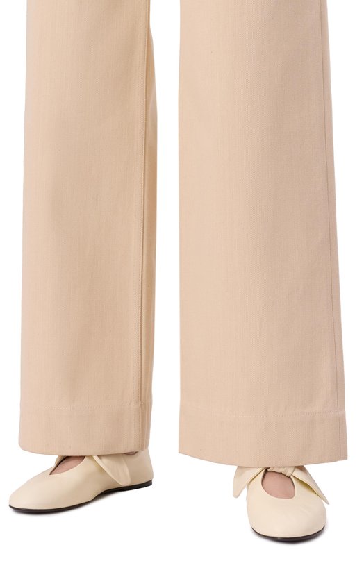 Кожаные балетки Co 0695NAP Кремовый  0695NAP Фото 2