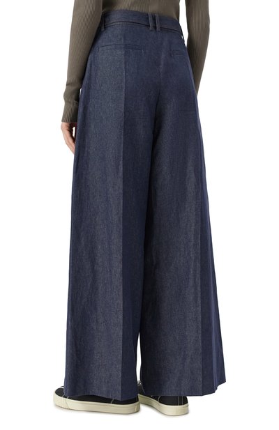 Брюки JUUN.J темно-синего цвета по цене 65200 руб., арт. JW5321W06P, фото 4 Брюки JUUN.J, арт. JW5321W06P, фото 4