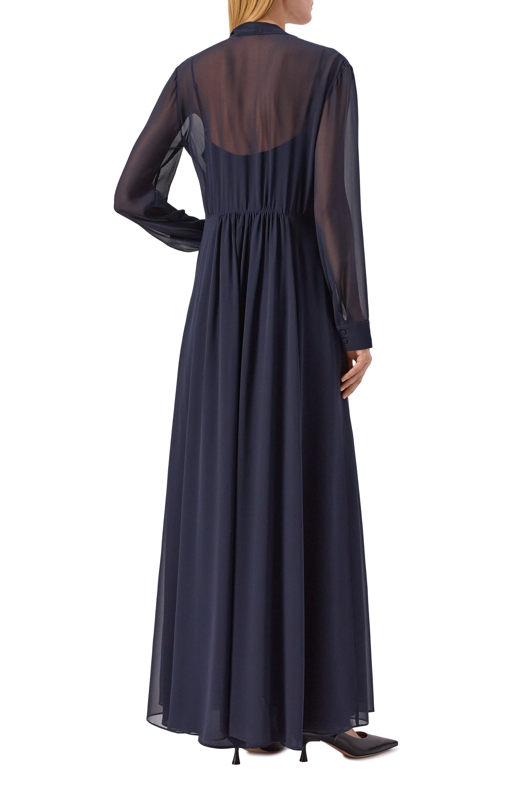 Шелковое платье MAX MARA STUDIO, арт. N0EL, фото 4