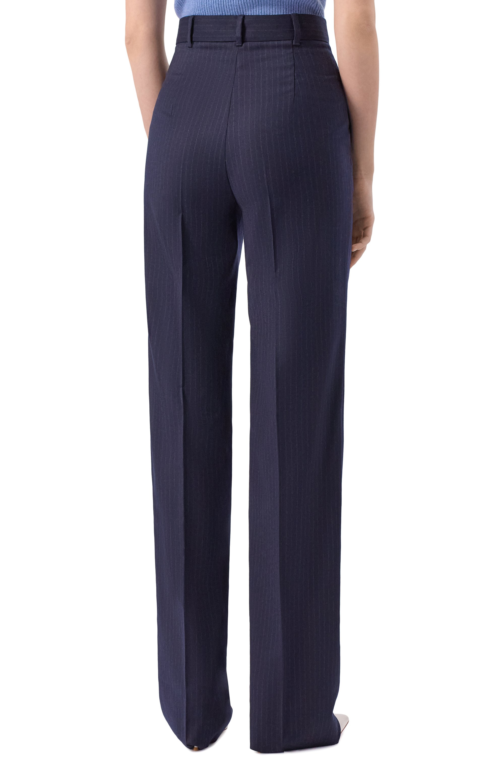 Шерстяные брюки MAX MARA STUDIO, арт. MEDIUM, фото 4