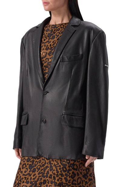 Кожаный жакет BALENCIAGA, арт. 721871/TMS02, фото 3