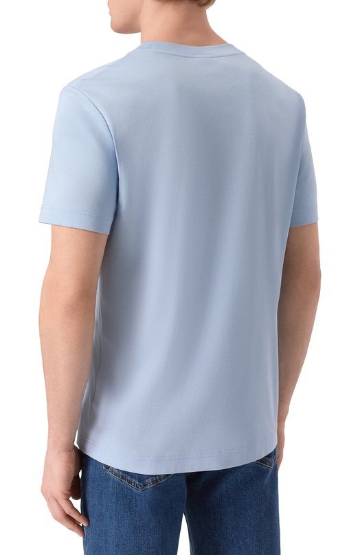 Хлопковая футболка Bogner 58199178 Голубой  58199178 Фото 4