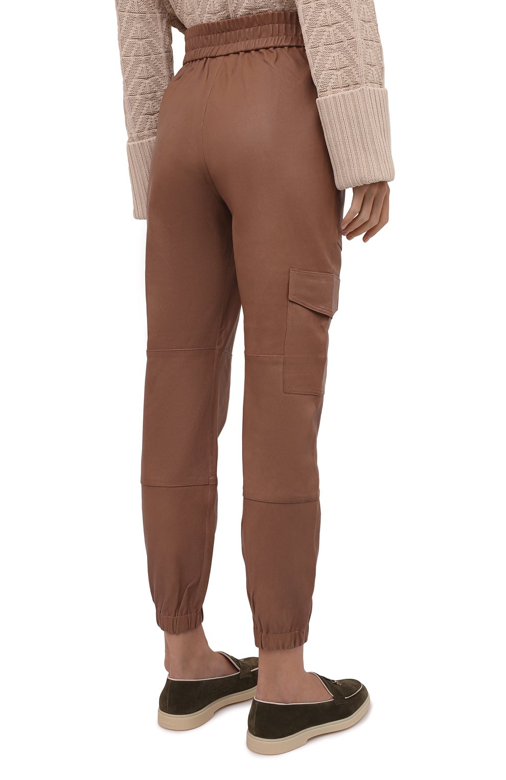 Кожаные джоггеры SPRWMN, арт. BTM-009-L/ARMY PANT J0GGER, фото 4