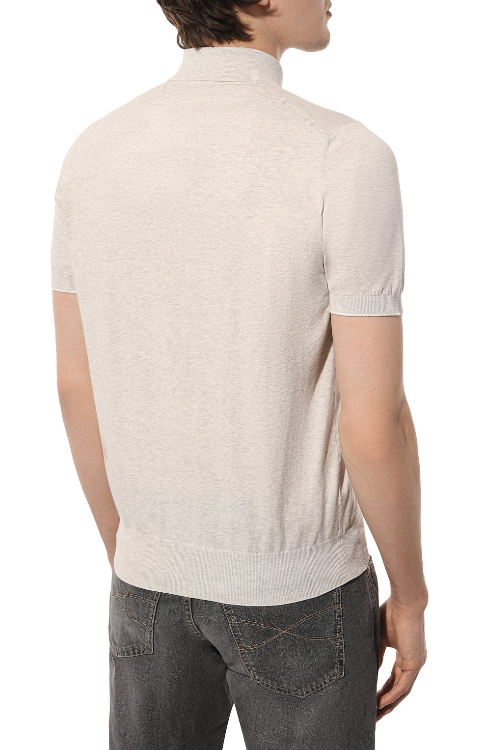 Хлопковое поло BRUNELLO CUCINELLI, арт. M29800125, фото 4