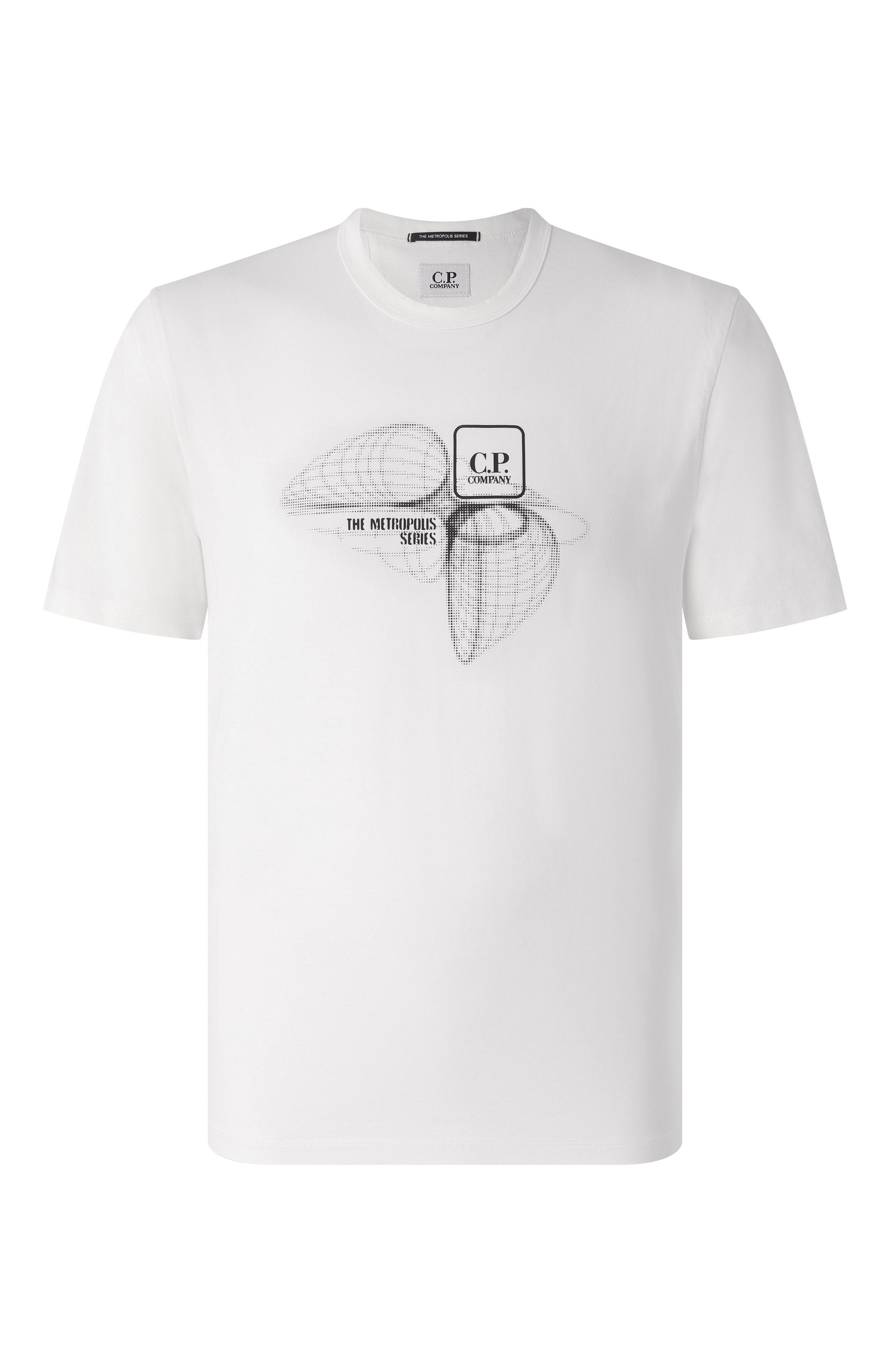 Хлопковая футболка C.P. COMPANY, арт. 18CLTS050A006370W, фото 1
