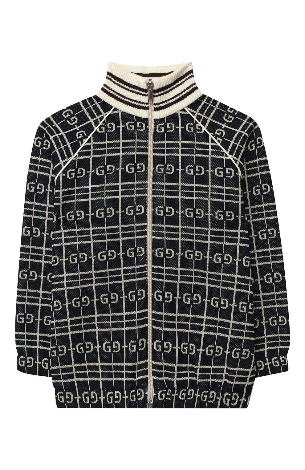 Хлопковая толстовка GUCCI темно-синего цвета по цене 65850 руб., арт. 626298/XJCPK, фото 1 Хлопковая толстовка GUCCI, арт. 626298/XJCPK, фото 1