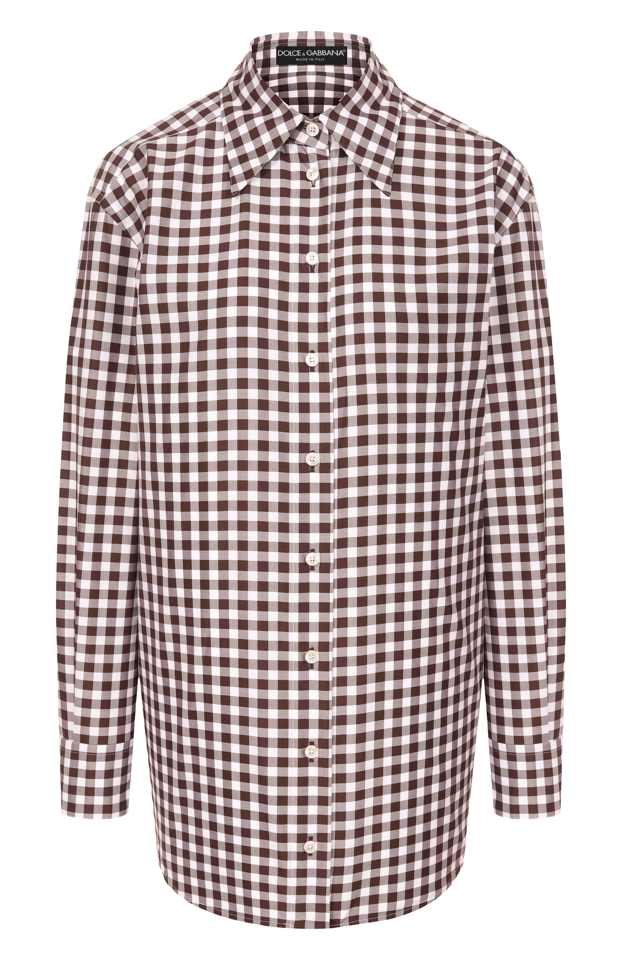 Хлопковая рубашка DOLCE & GABBANA, арт. F5Q08T/FQ5MY, фото 1