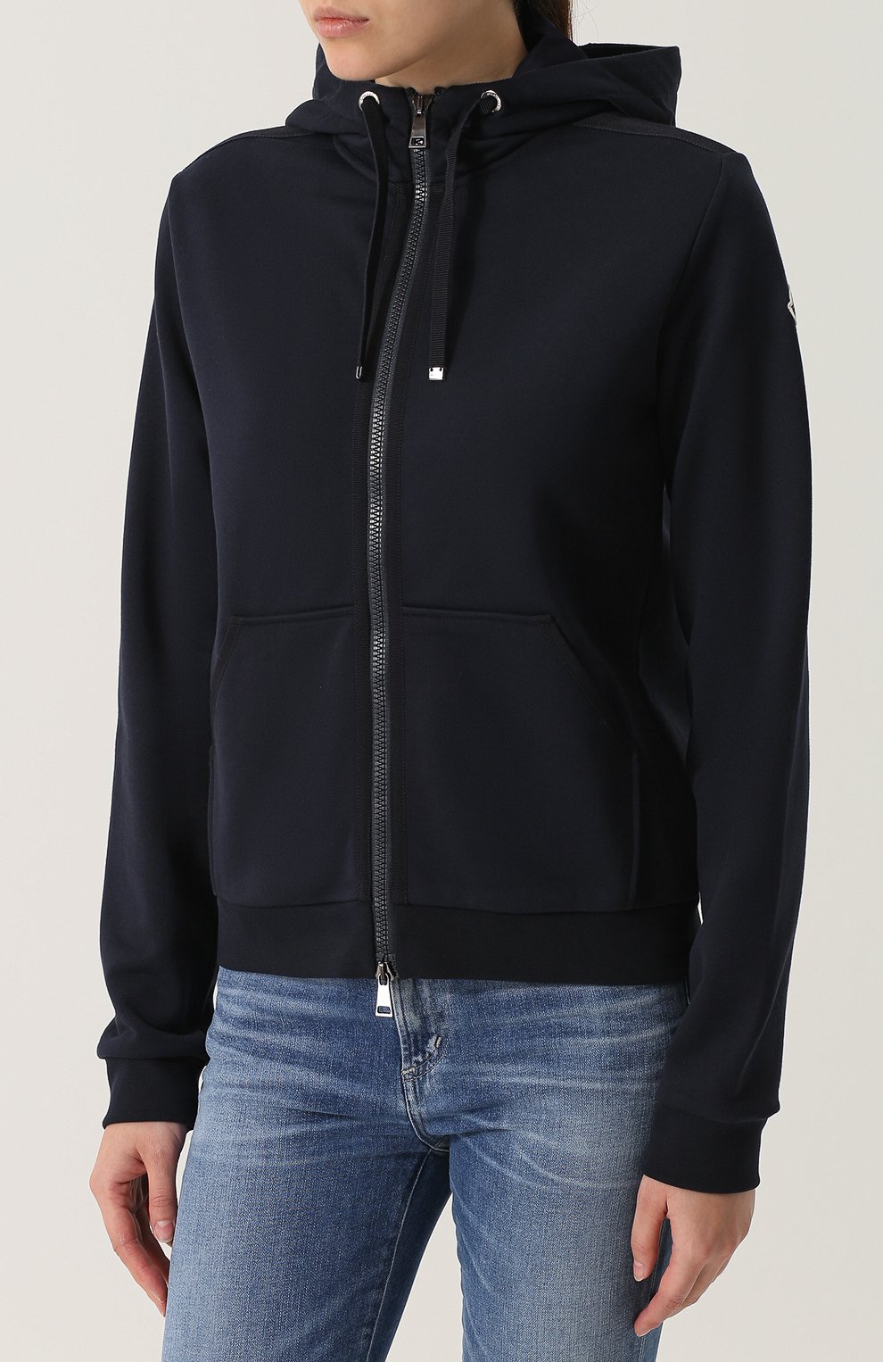 Хлопковый кардиган на молнии с капюшоном MONCLER, арт. C2-093-84989-00-8098W, фото 3